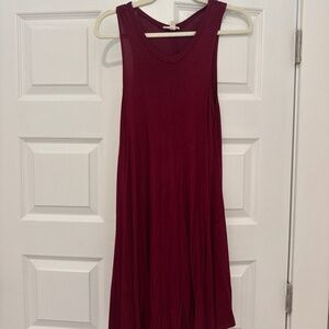 Urban outfitters maroon dress